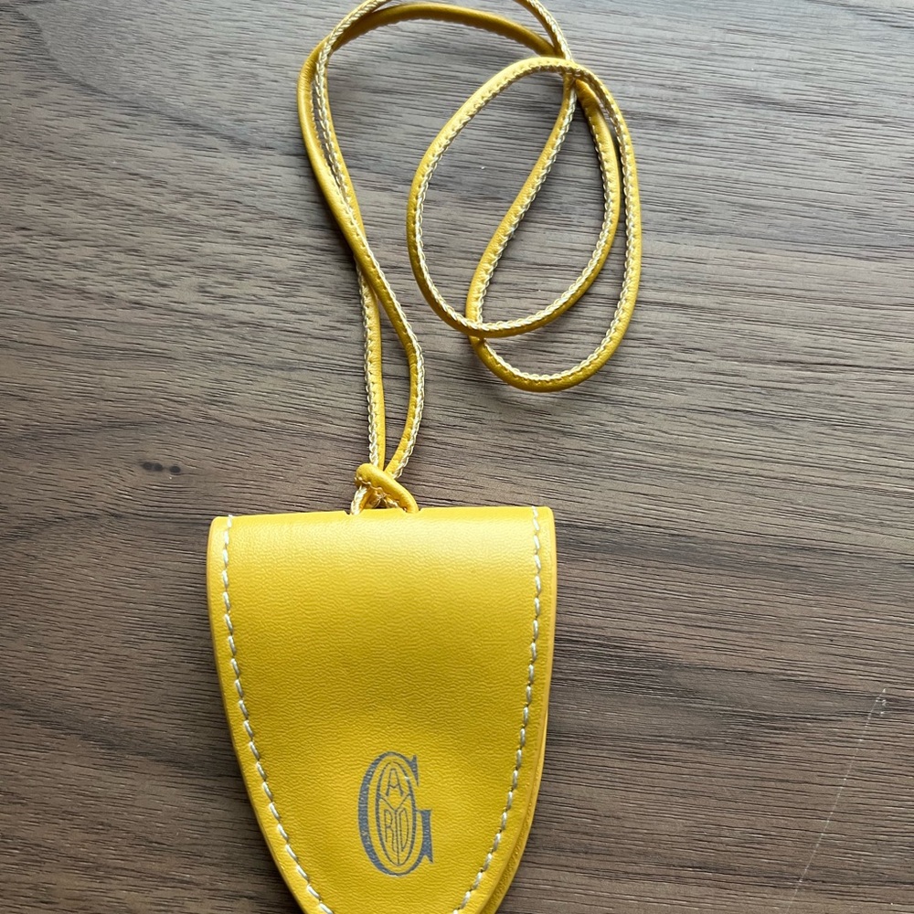 Anjou Mini Yellow Leather Strap